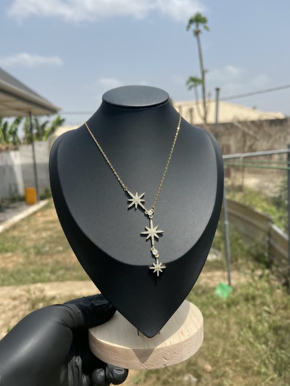Stella Trio Star Necklace